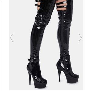 Dolls Kill - Vixen Thigh High Boots